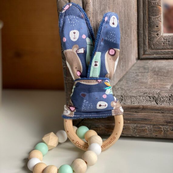 JEANS BLU CONIGLIO