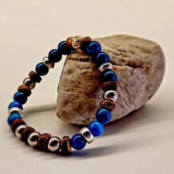 APATITE-LEGNO-COCCO-ARGENTO925-ACCIAIO CHIRURGICO