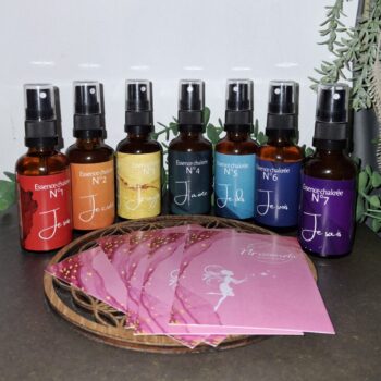 colección de esencias de los chakras